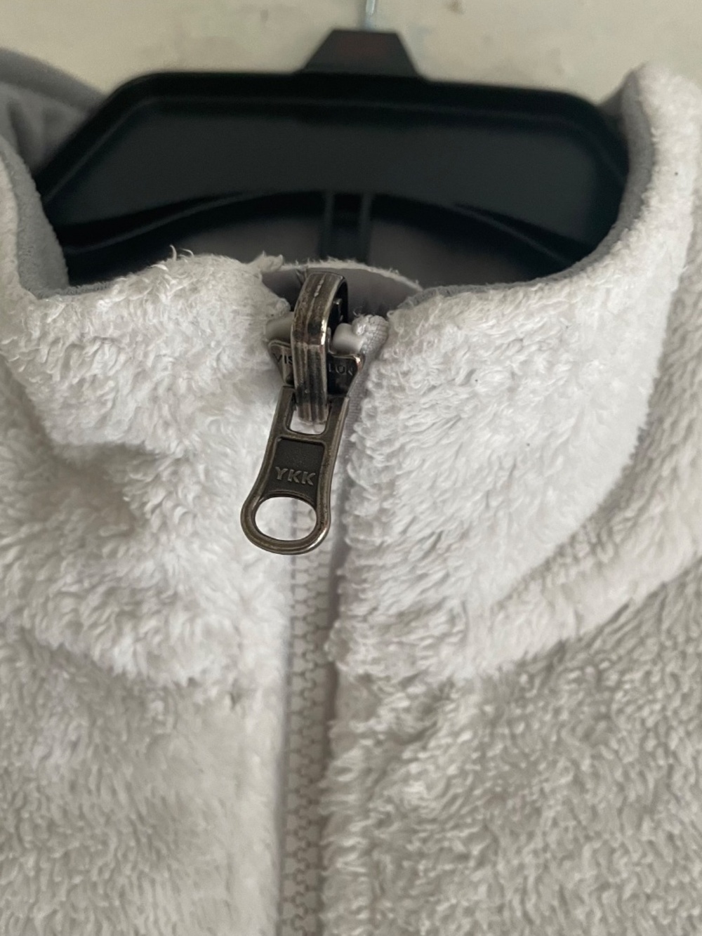 THE NORTH FACE White Osito Full Zip Shaggy Fleece Jacket Women's Outdoors -Large - Picture 9 of 15
